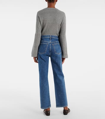 High-Rise Straight Jeans Abigail | Khaite