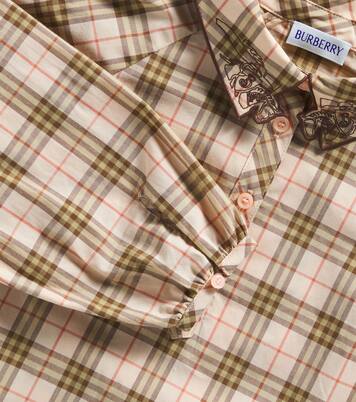 Bluse Burberry Check aus Baumwolle | Burberry Kids