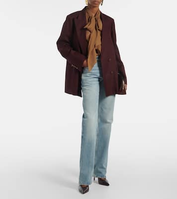 Robbie 85 patent leather slingback pumps | Gianvito Rossi