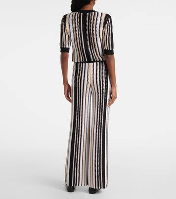 Gerade Hose aus Häkelstrick | Missoni