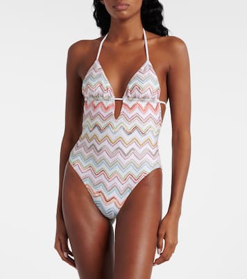 Badeanzug aus Häkelstrick | Missoni