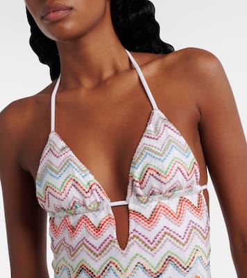 Badeanzug aus Häkelstrick | Missoni