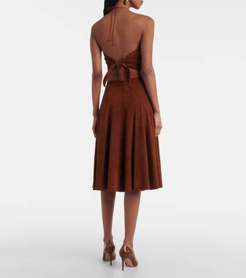 Midirock Sabrina aus Veloursleder | Stouls