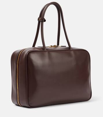 Beau Large leather tote bag | Miu Miu