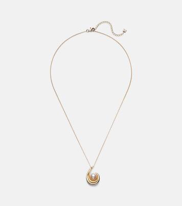 Collier Pearl Curl en or 14 ct et perle d'eau douce | Mateo