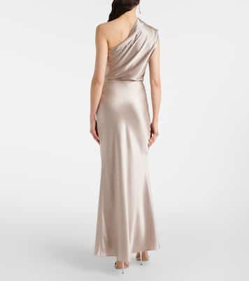 Silk satin maxi skirt | The Sei