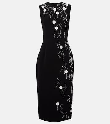 Robe midi Cappia à ornements | Emilia Wickstead