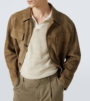 Cotton-blend polo shirt | Thom Sweeney