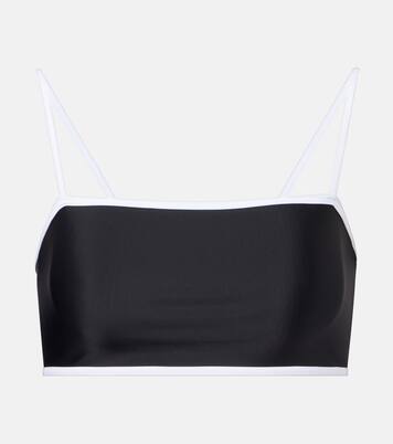 Striped bikini top | Jade Swim