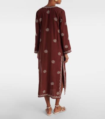 Bestickter Kaftan aus Seide | Juliet Dunn