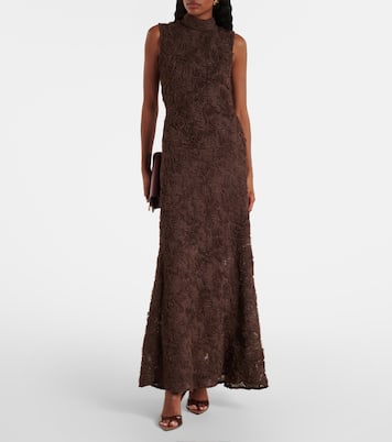 Maxikleid aus Crêpe | Rotate