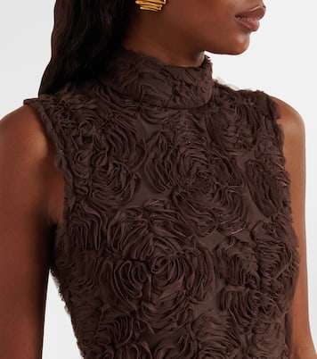 Maxikleid aus Crêpe | Rotate