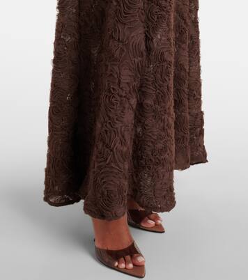 Maxikleid aus Crêpe | Rotate