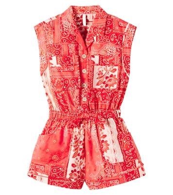 Mono Tutina de algodón con paisley | Zimmermann Kids