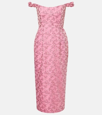 Robe midi Amina à sequins | Markarian