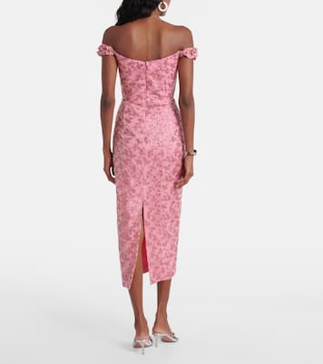 Robe midi Amina à sequins | Markarian