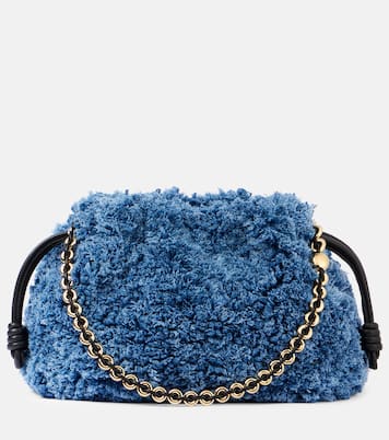 Flamenco Medium denim clutch | Loewe