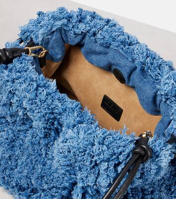 Flamenco Medium denim clutch | Loewe