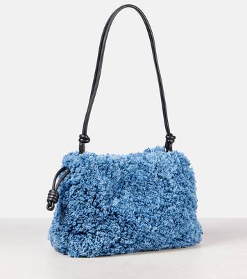 Flamenco Medium denim clutch | Loewe