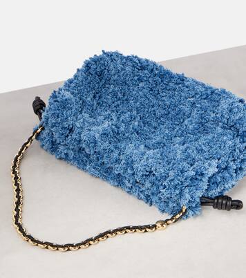 Flamenco Medium denim clutch | Loewe
