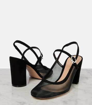 Slingback-Pumps Francoise 85 aus Leder | Gianvito Rossi