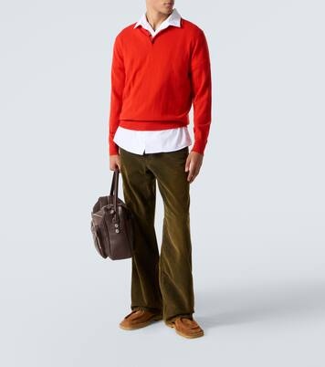 Cotton corduroy wide-leg pants | Acne Studios