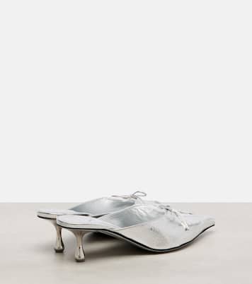 Scarlett 50 metallic leather mules | Jimmy Choo