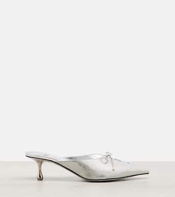Scarlett 50 metallic leather mules | Jimmy Choo