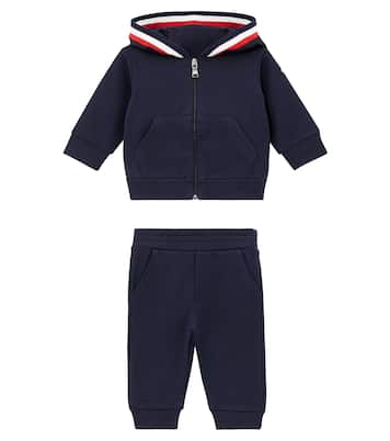 Baby cotton-blend tracksuit | Moncler Enfant