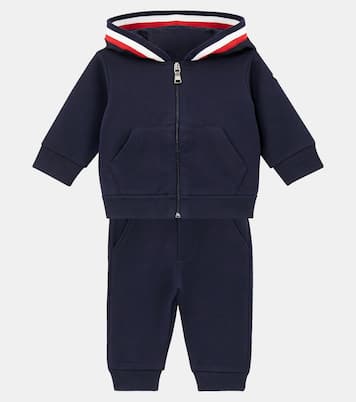 Baby cotton-blend tracksuit | Moncler Enfant