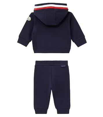 Baby cotton-blend tracksuit | Moncler Enfant