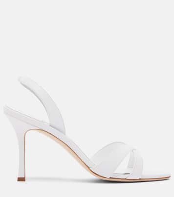 Callasi leather slingback sandals | Manolo Blahnik