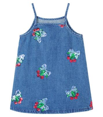 Robe Magot en jean à sequins | Konges Sløjd