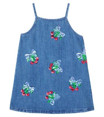 Robe Magot en jean à sequins | Konges Sløjd