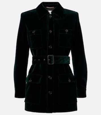 Veste Saharienne en velours de coton | Saint Laurent