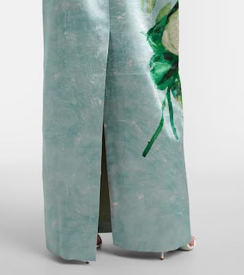 Floral satin gown | Erdem