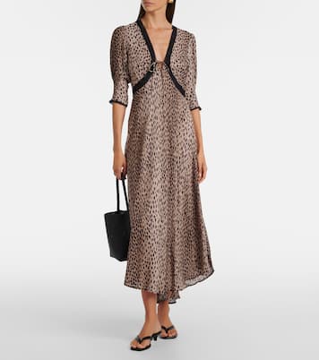 Midikleid Amina aus Crêpe de Chine | Rixo