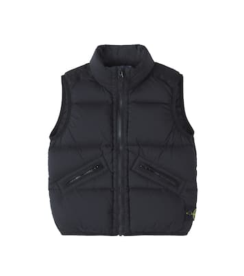 Compass down vest | Stone Island Junior