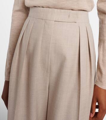 Pantalon ample Zulia en cachemire mélangé | Max Mara