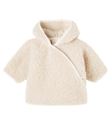 Baby hooded wool jacket | Binibamba