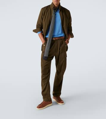 Warwick perforated leather sneakers | Tom Ford
