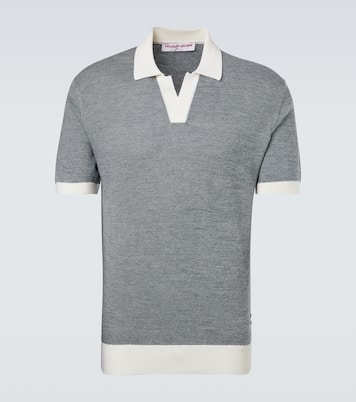 Horton wool and cotton polo shirt | Orlebar Brown