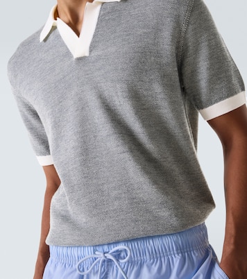 Horton wool and cotton polo shirt | Orlebar Brown