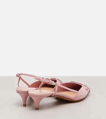 Slingback-Pumps VLogo Signature aus Lackleder | Valentino Garavani