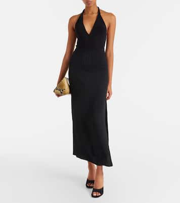 Crêpe and tulle midi dress | The Attico