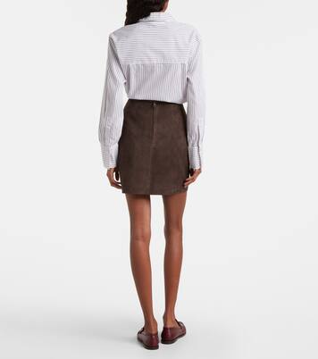 Mini-jupe en daim | Rotate