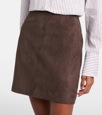 Mini-jupe en daim | Rotate