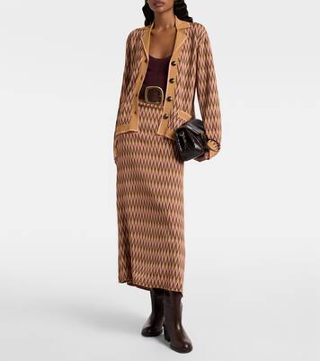 Quinley jacquard cardigan | Rixo