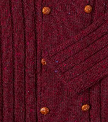 Bolo ribbed-knit wool-blend sweater | La Coqueta