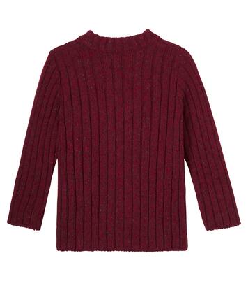 Bolo ribbed-knit wool-blend sweater | La Coqueta